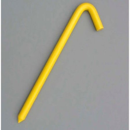 CUTSHAW INDUSTRIES 12" Hook Stake, Yellow 62512BYL